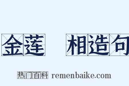 金莲寶相造句是什么意思的图片